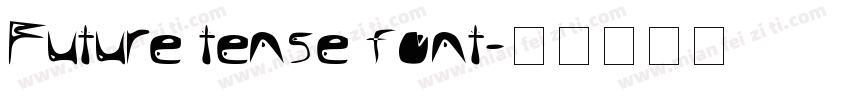 Future tense font字体转换